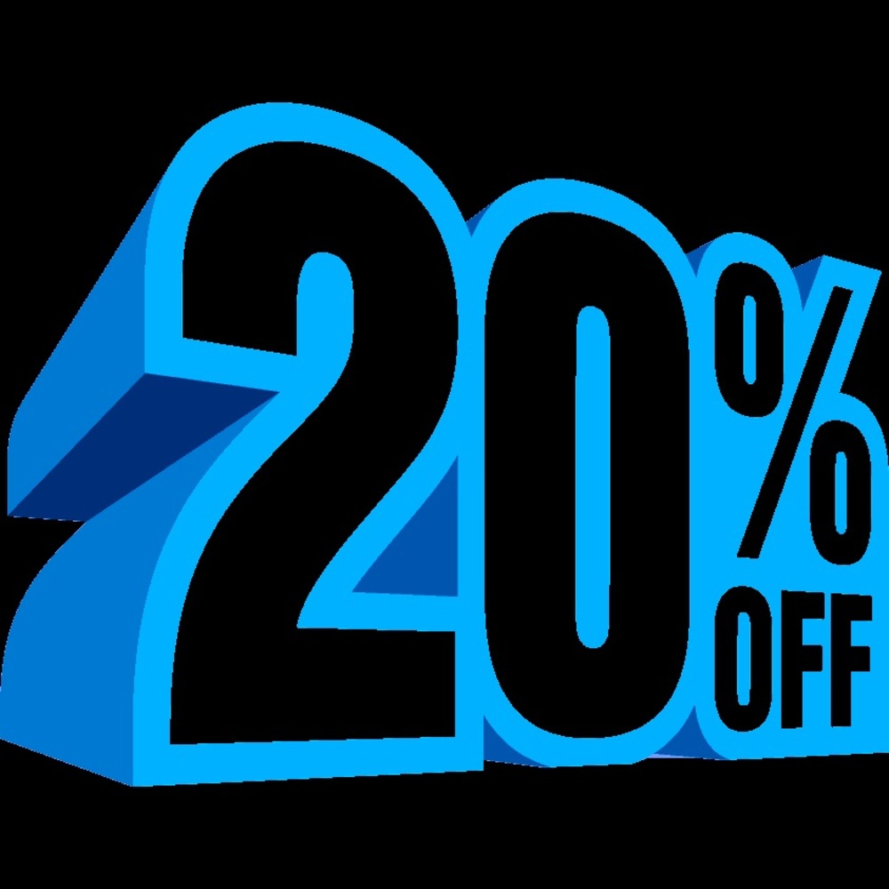 20% OFF - When you buy 4 or more items!!!!